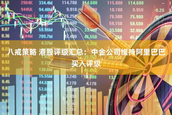 八戒策略 港股评级汇总：中金公司维持阿里巴巴买入评级
