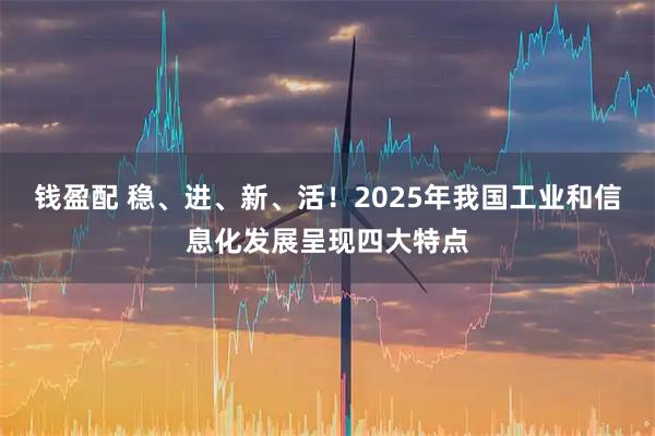 钱盈配 稳、进、新、活！2025年我国工业和信息化发展呈现四大特点
