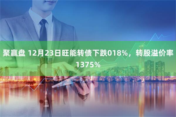 聚赢盘 12月23日旺能转债下跌018%,转股溢价率1375%