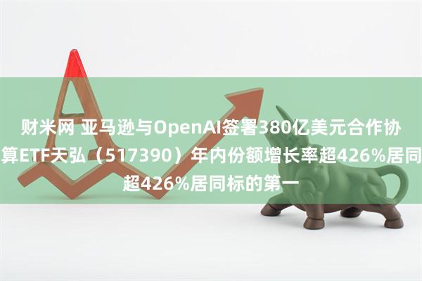 财米网 亚马逊与OpenAI签署380亿美元合作协议，云计算ETF天弘（517390）年内份额增长率超426%居同标的第一