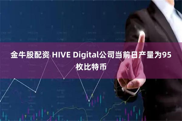 金牛股配资 HIVE Digital公司当前日产量为95枚比特币